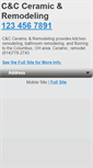 Mobile Screenshot of candcimprovements.com
